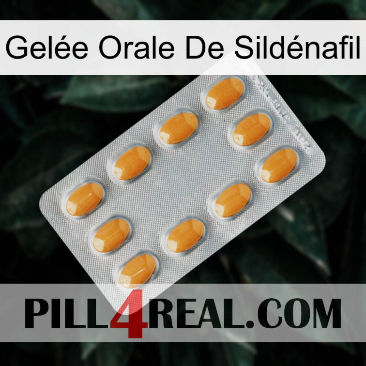 Gelée Orale De Sildénafil cialis3